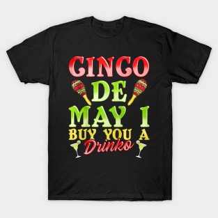 Cinco De Mayo Funny Drink T-Shirt